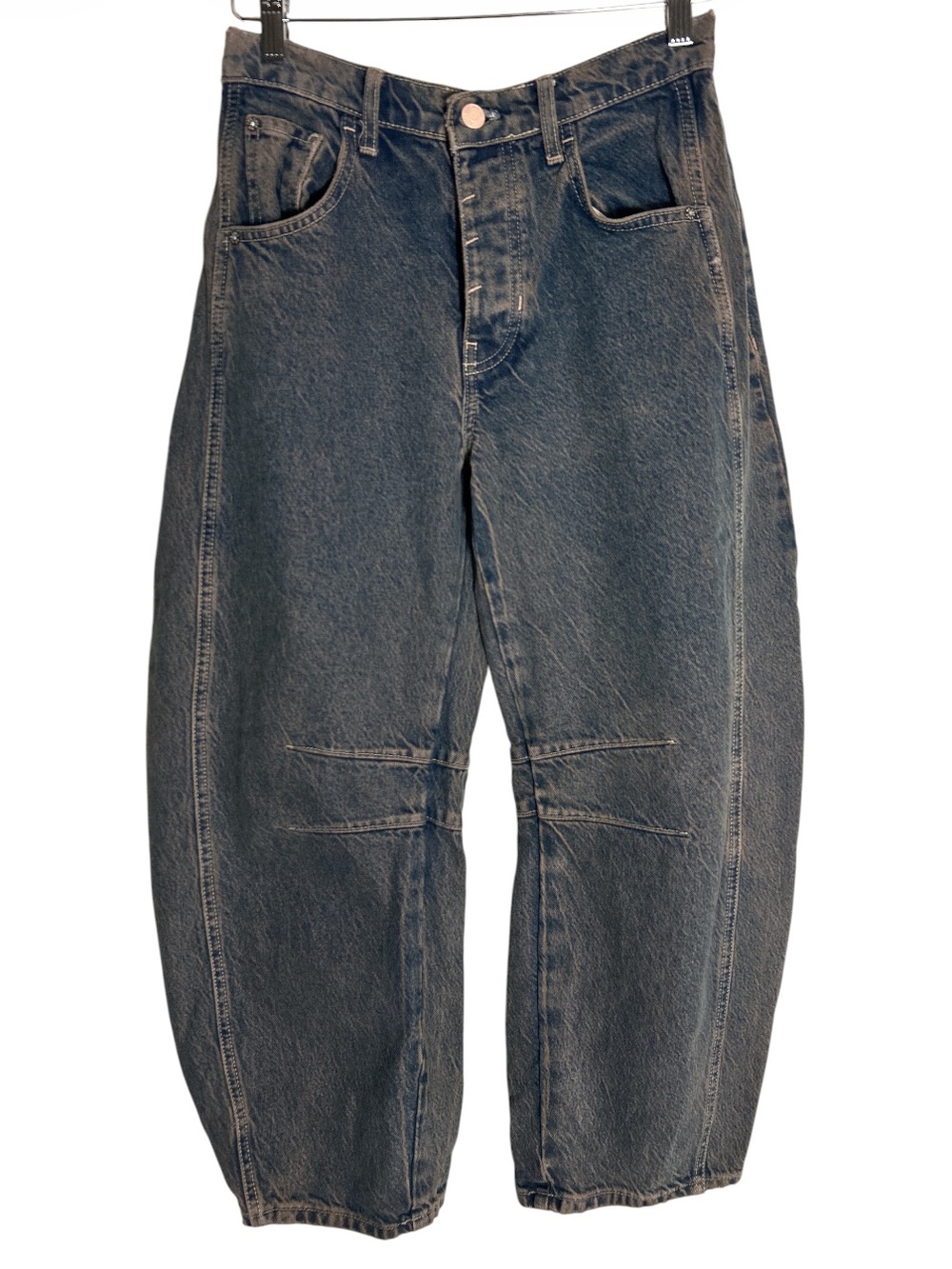 FP We The Free Lucky You Barrel Jeans Lost in the Desert Size 25